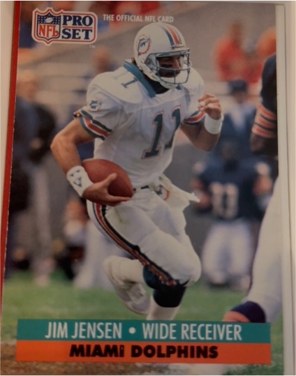 1991 Pro Set #564 Jim Jensen — front