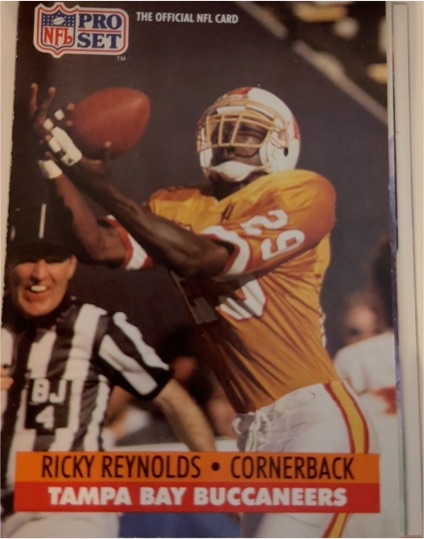 1991 Pro Set #674 Ricky Reynolds — front