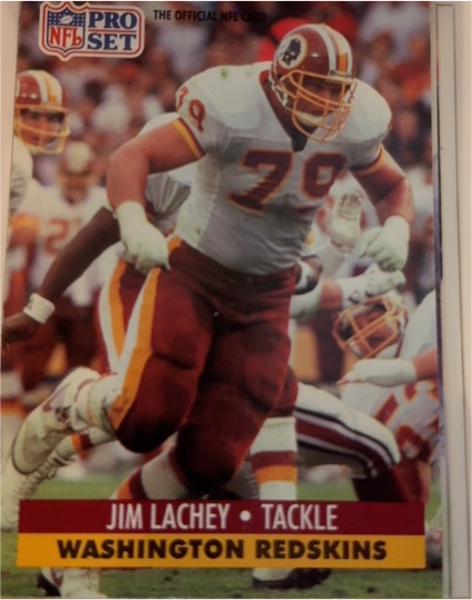 1991 Pro Set #679 Jim Lachey — front