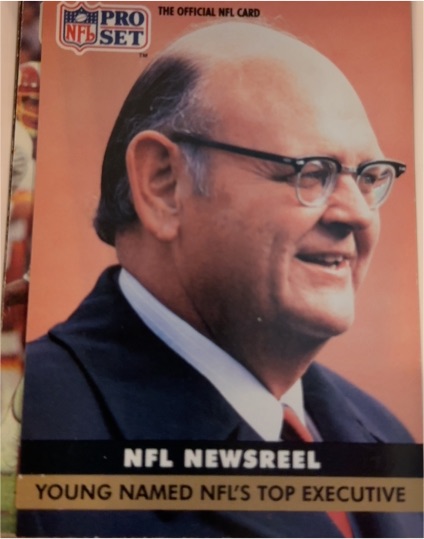 1991 Pro Set #688 Young Named NFL's Top Executive — front