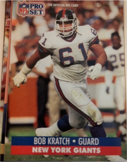1991 Pro Set #597 Bob Kratch — front