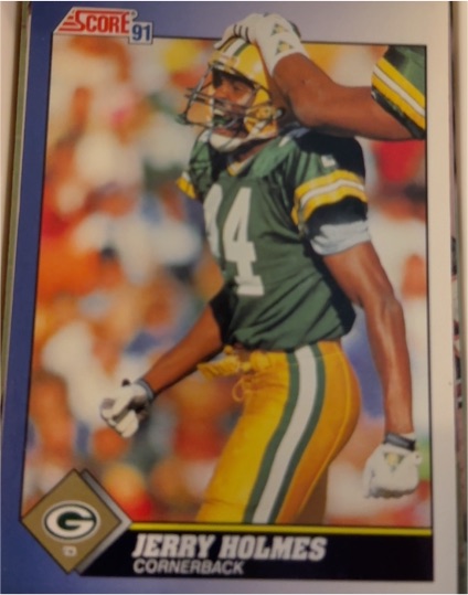 1991 Score #44 Jerry Holmes — front