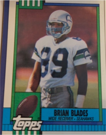 1990 Topps #337 Brian Blades — front