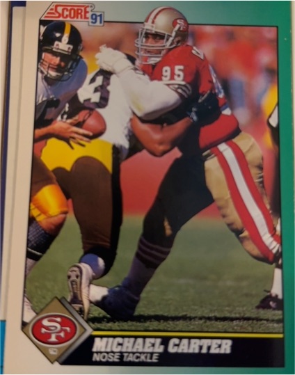 1991 Score #228 Michael Carter — front