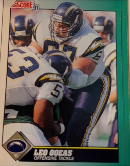 1991 Score #267 Leo Goeas — front