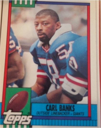 1990 Topps #53 Carl Banks — front