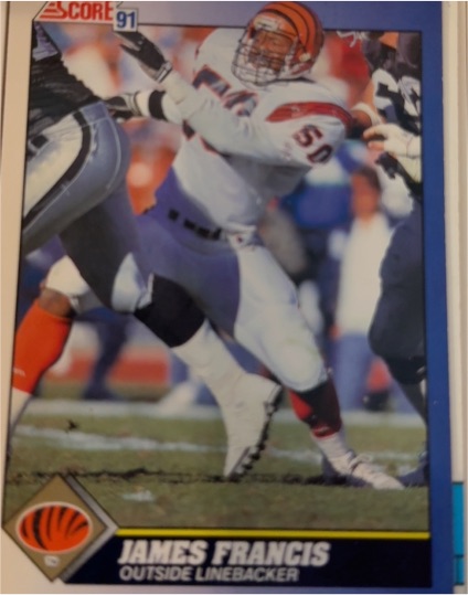 1991 Score #50 James Francis — front
