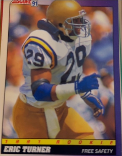 1991 Score #584 Eric Turner — front