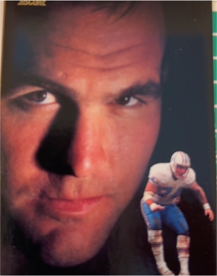 1991 Score #684 Bruce Matthews — front