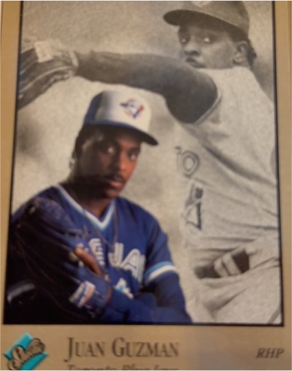 1992 Leaf Studio #256 Juan Guzman — front