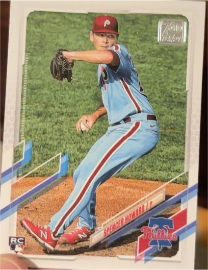 2021 Topps #244 Spencer Howard — front