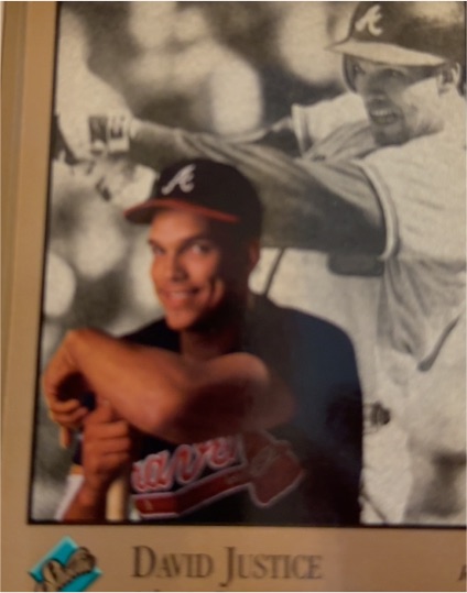 1992 Leaf Studio #5 David Justice — front