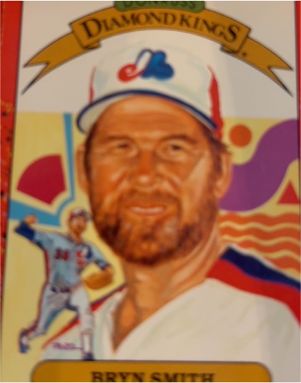 1990 Donruss Diamond Kings #25 Bryn Smith — front