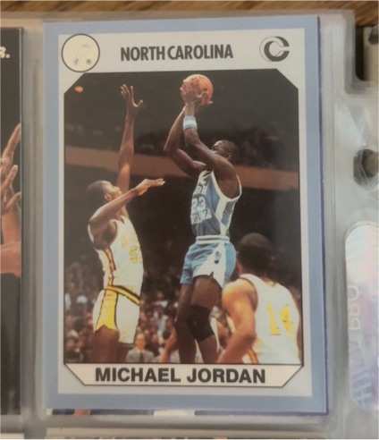 1990 Collegiate Collection #44 Michael Jordan — front
