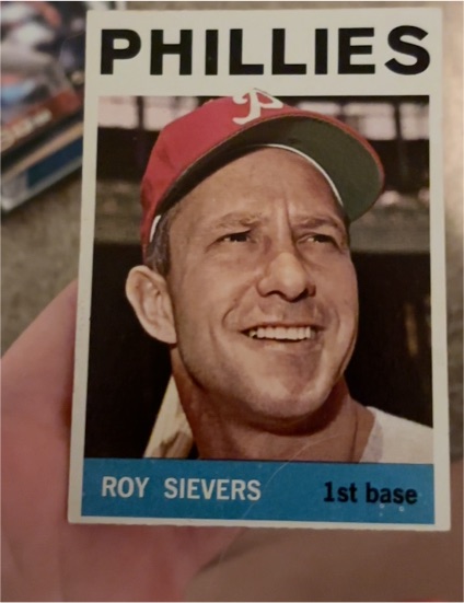 1964 Topps #43 Roy Sievers — front