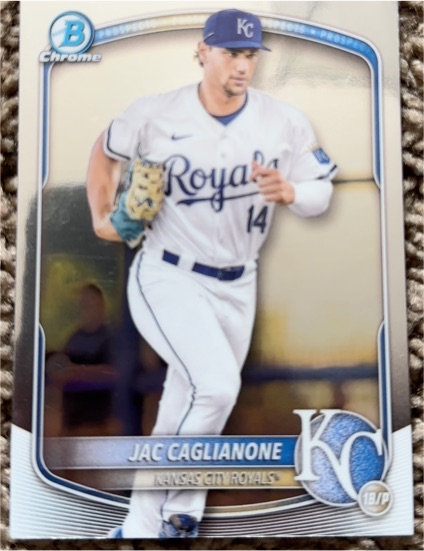 2025 Bowman Chrome Prospects #BCP-103 Jac Caglianone — front