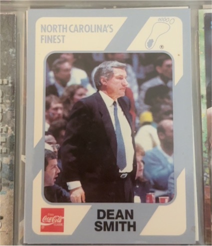 1989 Collegiate Collection North Carolina's Finest #5 Dean Smith — front