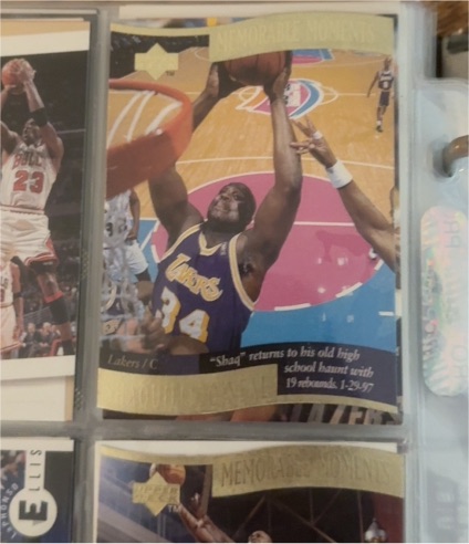 1997 Upper Deck Memorial Moments Shaquille O'Neal — front