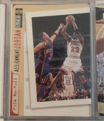 1996-97 Upper Deck Collector's Choice #364 Assignment: Jordan — front