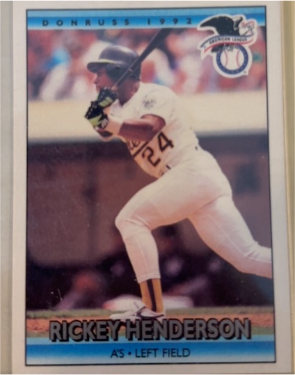 1992 Donruss #30 Rickey Henderson — front
