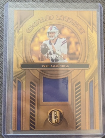 2024 Panini Gold Standard Gold Rush #GR-JAL Josh Allen — front