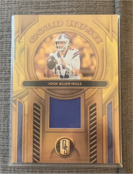 2024 Panini Gold Standard - Gold Rush #GR-JAB Josh Allen-Bills — front