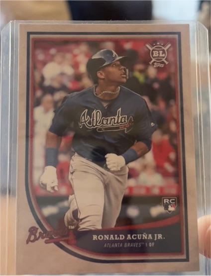2018 Topps Big League #369 Ronald Acuña Jr. — front