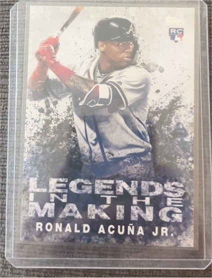2018 Topps Update #LITM-1 Ronald Acuna Jr. Rookie Legends in the Making — front