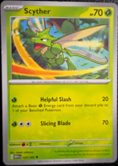 2023 Pokémon Scarlet & Violet 151 #123 Scyther — front