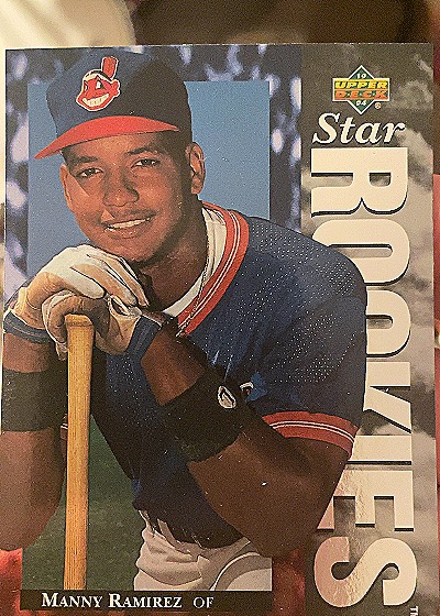 1994 Upper Deck #23 Manny Ramirez Star Rookies — front