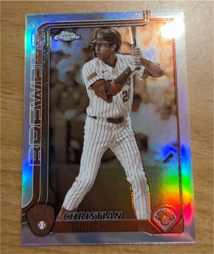 2025 Topps Chrome #89 Christian Yelich — front