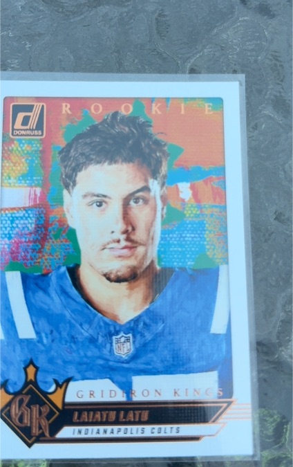 2024 Donruss #2 Laiatu Latu Rookie Gridiron Kings — front