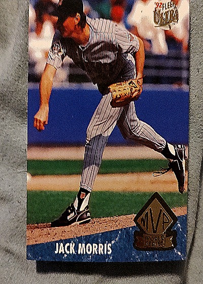 1992 Fleer Ultra Award Winners #1 Jack Morris — front