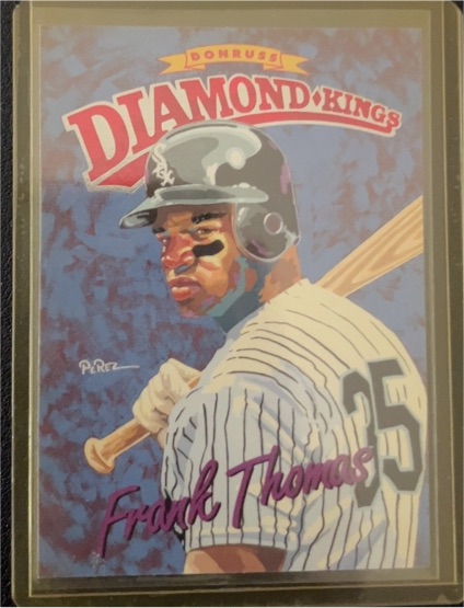 1994 Donruss Diamond Kings #DK-28 Frank Thomas — front