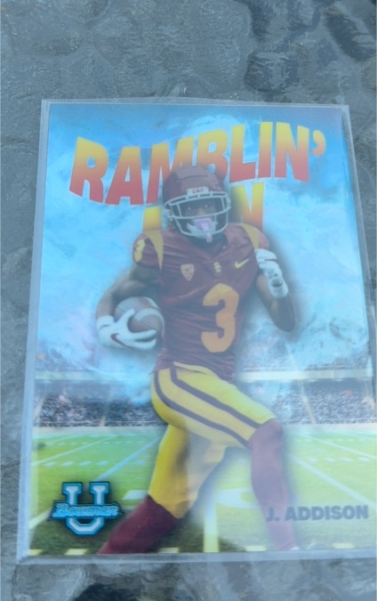 2022 Bowman University Chrome #RM-9 Jordan Addison Ramblin' Man — front