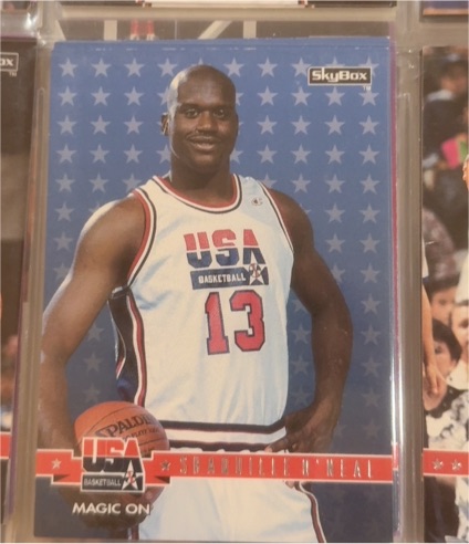 1994 SkyBox USA Basketball #72 Shaquille O'Neal — front