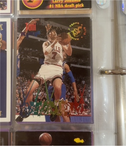 1994-95 Topps Stadium Club Beam Team #4 Toni Kukoc — front