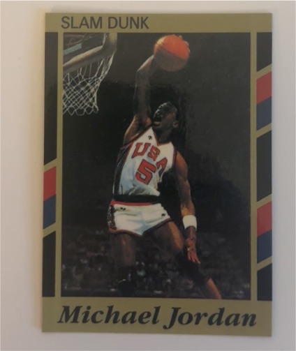 1984 Slam Dunk #3 Michael Jordan — front