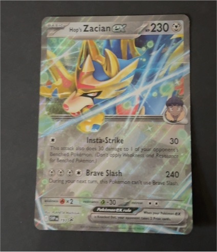 2024 Pokémon TCG Hop's Zacian ex #193 Black Star Promo — front