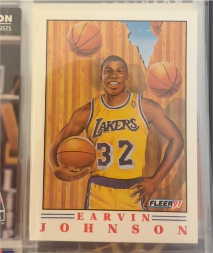 1991-92 Fleer #6 Earvin Johnson Pro-Visions — front