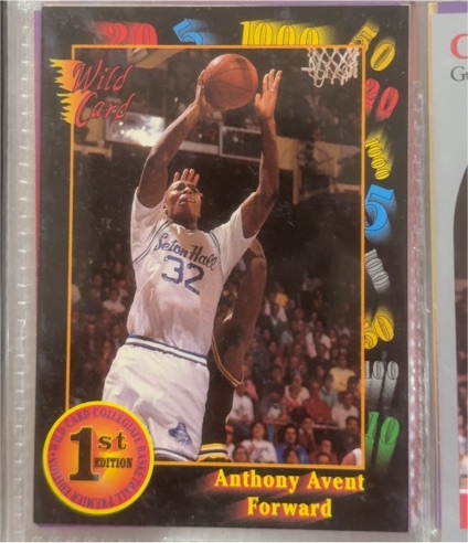 1991-92 Wild Card #6 Anthony Avent — front