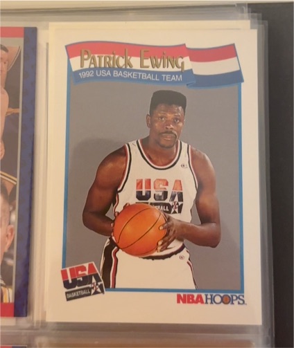 1991-92 NBA Hoops #577 Patrick Ewing USA Basketball — front