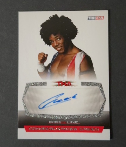 2008 TRISTAR TNA Wrestling Cross the Line Autograph #C-CC Consequences Creed — front