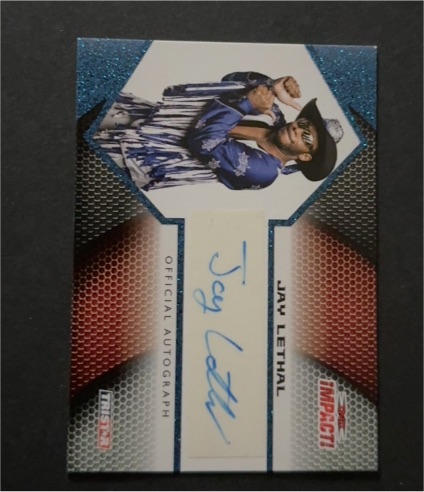 2009 TRISTAR TNA Impact Autographs Jay Lethal — front