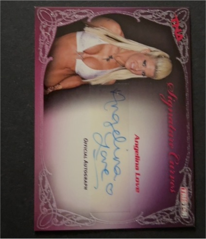 2009 TriStar TNA Knockouts Signature Curves #KA1 Angelina Love — front