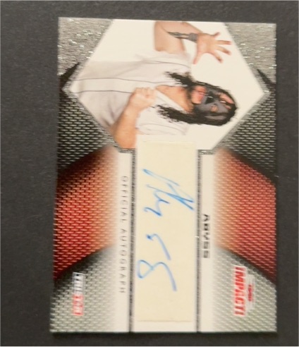 2009 TRISTAR TNA Impact! #IA-1 Abyss Autograph — front