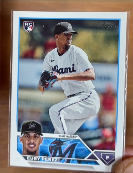 2023 Topps Update #US139 Eury Perez — front