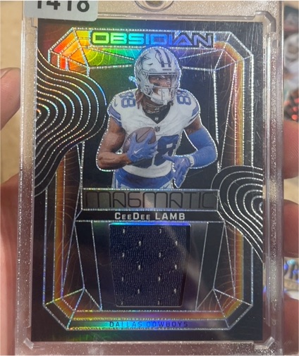 2024 Panini Obsidian Magmatic Memorabilia #MM-CLB CeeDee Lamb — front