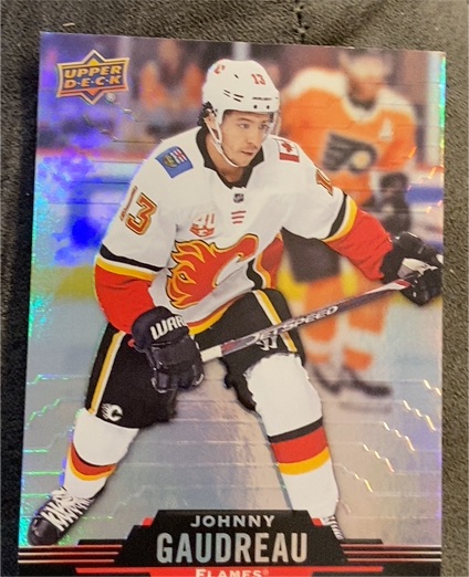 2024-25 Upper Deck Series 1 Breaking News #BN-13 Johnny Gaudreau — front