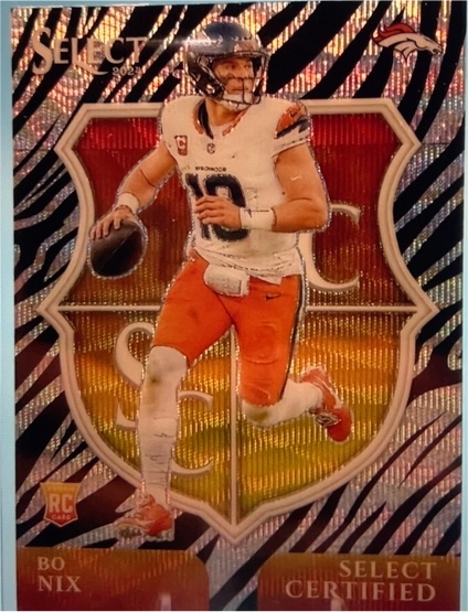 2024 Panini Select #4 Bo Nix Select Certified — front